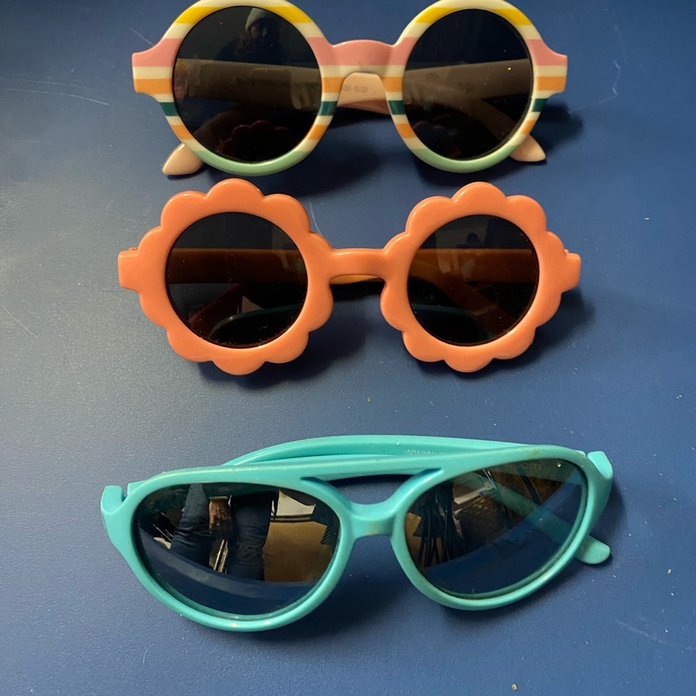 Kids Colorful Sunglasses Trio